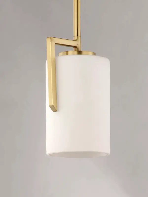 Dart One Light Mini Pendant in Satin Brass - Image 4