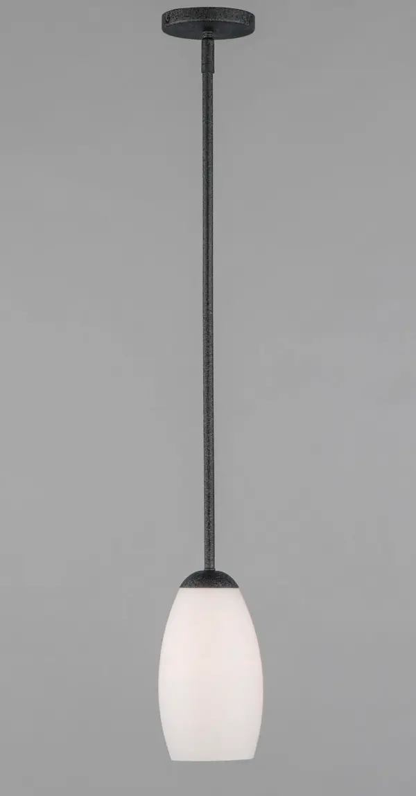 Taylor One Light Mini Pendant in Textured Black - Image 2