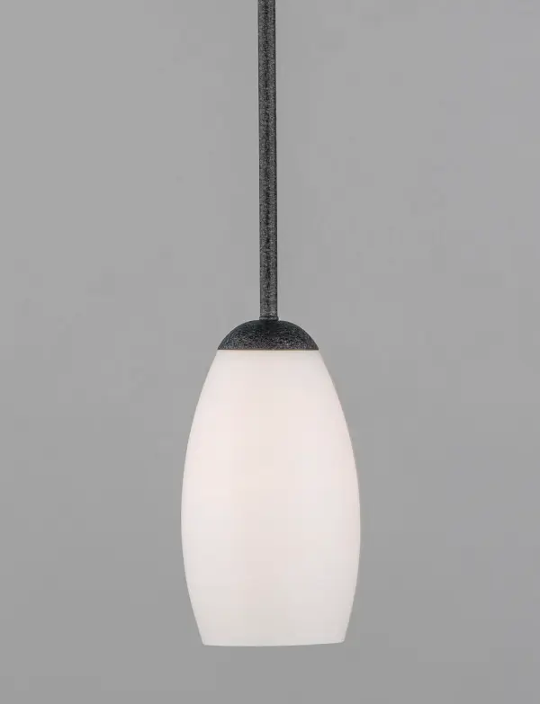 Taylor One Light Mini Pendant in Textured Black - Image 4