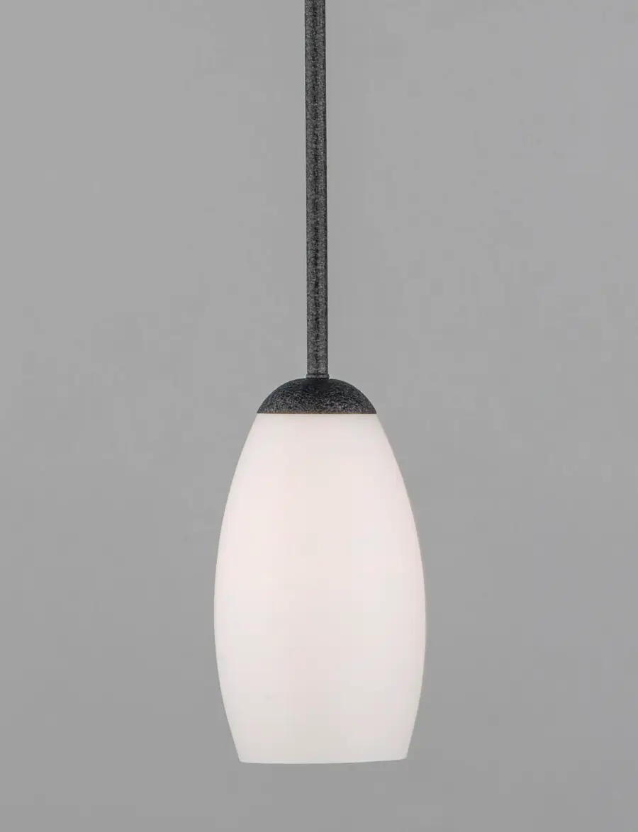 Taylor One Light Mini Pendant in Textured Black - Image 4