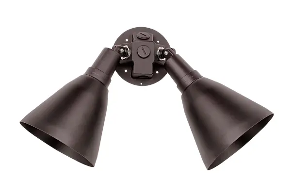 Spots Two Light Outdoor Wall Lantern in Tawny Bronze