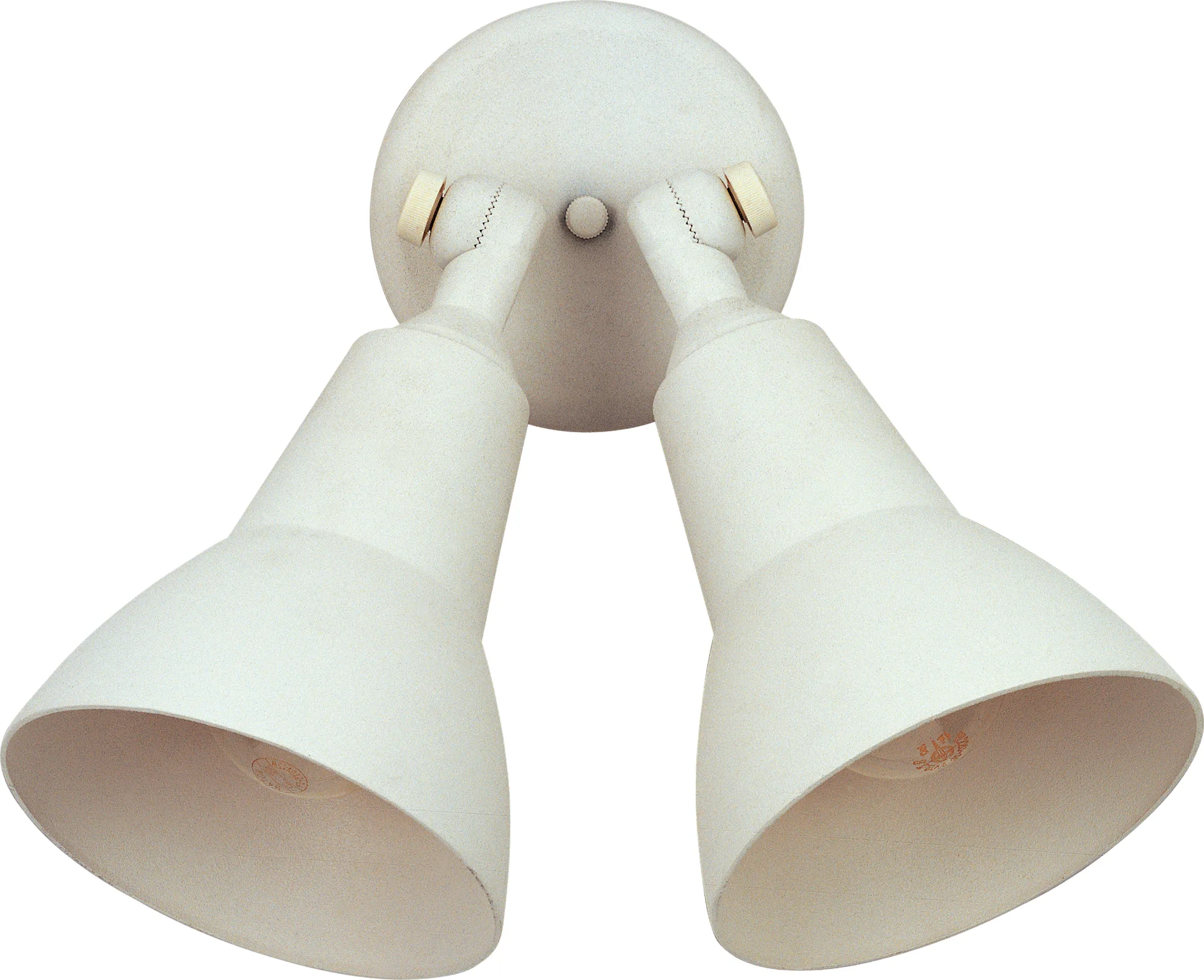 Spots Two Light Outdoor Wall Lantern in White