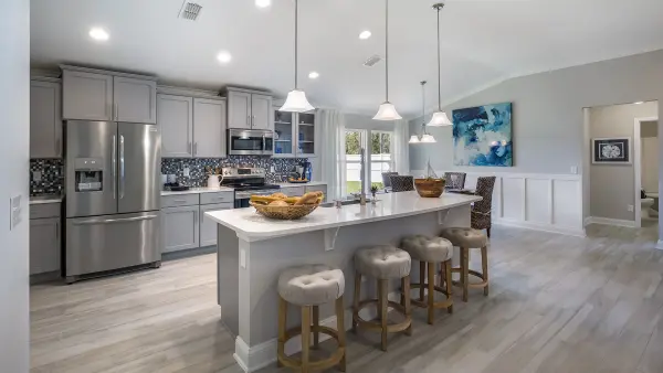 Aurora One Light Mini Pendant in Satin Nickel - Image 4