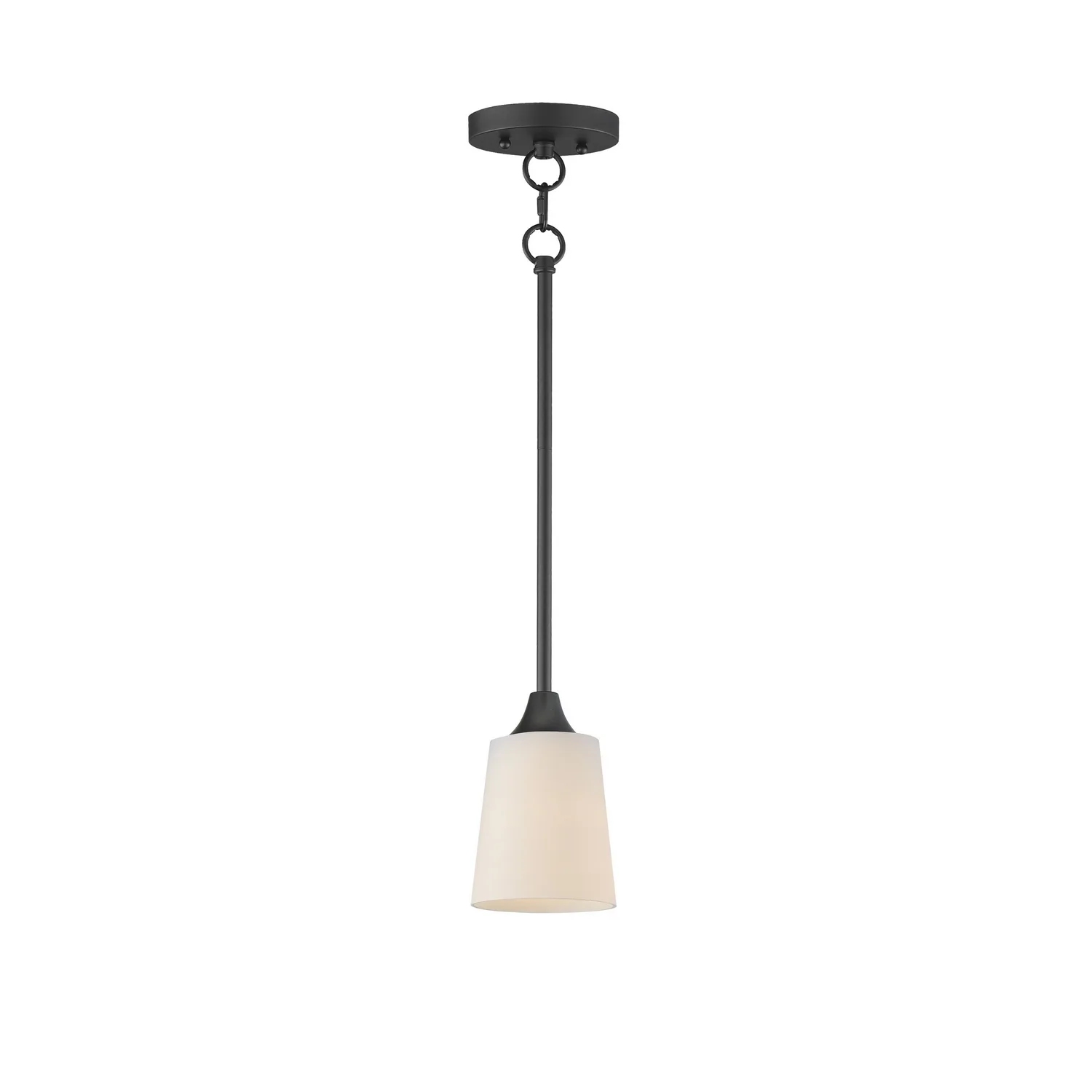 Hudson One Light Pendant in Black