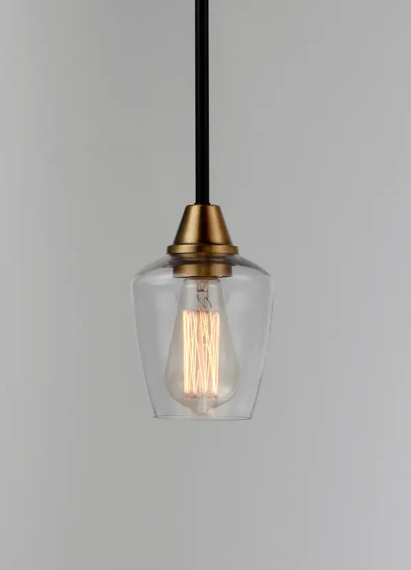 Goblet One Light Mini Pendant in Bronze / Antique Brass - Image 2