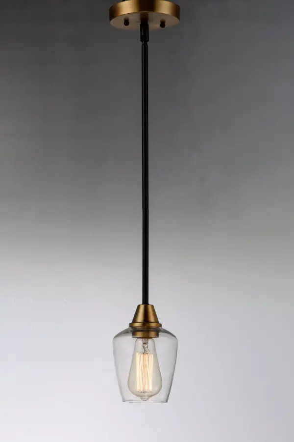 Goblet One Light Mini Pendant in Bronze / Antique Brass - Image 3