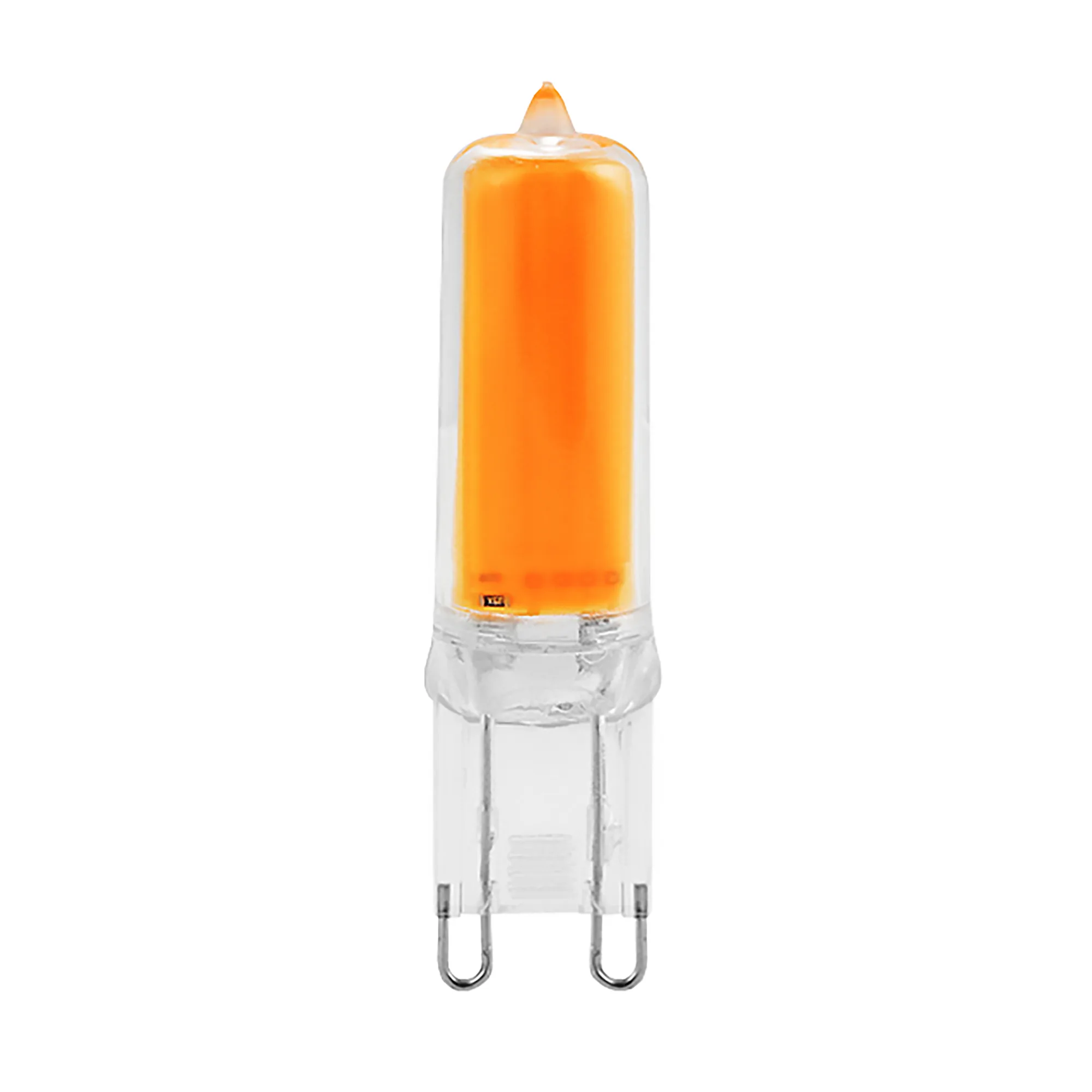 3W G9 LED Bulb - Clear Glass, 3000K Warm White