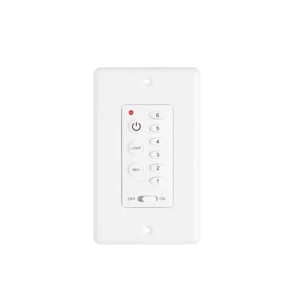DC Wall Control for Light and Fan with Reverse