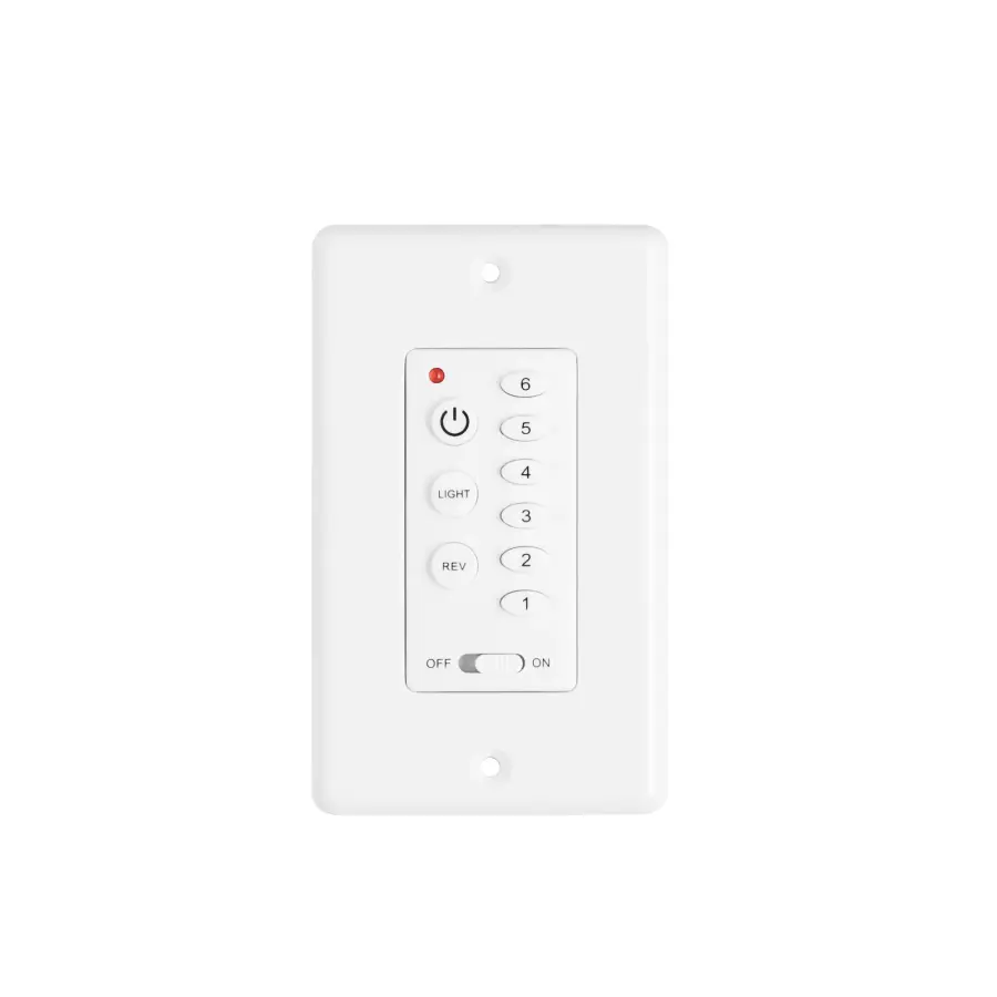 DC Wall Control for Light and Fan with Reverse
