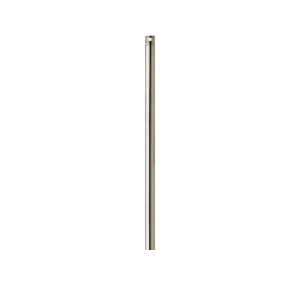 This 18-inch down rod provides the necessary extension for optimal ceiling fan performance in rooms with higher ceilings. The satin nickel finish offers a versatile, neutral aesthetic that complements most fan styles.