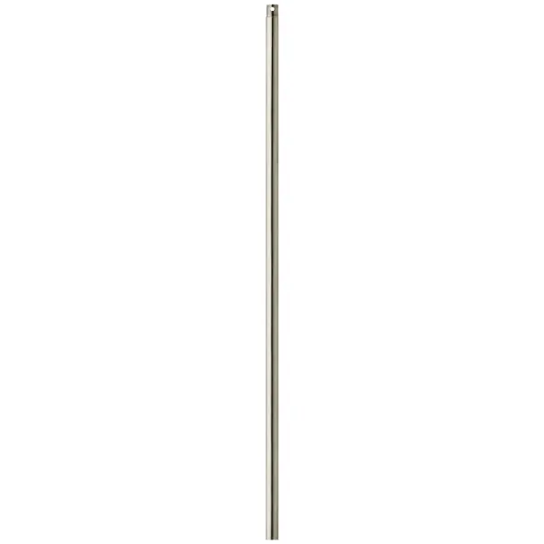 A 36-inch down rod designed to lower ceiling fans in rooms with high ceilings. The satin nickel finish coordinates with most contemporary and transitional fan styles, providing proper blade clearance.