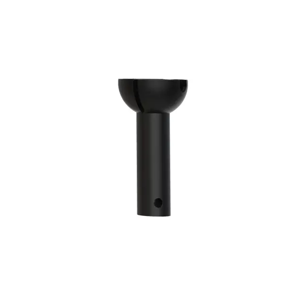 The Basic-Max ceiling fan features the ability to be installed three different ways: close mount, standard stem, and optional stems up to 72" long.