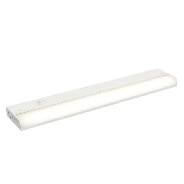 Collection: CounterMax Lite Finish: White Width: 3.00" Height: 1.00" Length: 16.00" Weight: 1.32 lb Wire: 6" Bulbs Included Number of Bulbs: 1 Maximum Wattage: 8.00 W Bulb Type: LED Bulb Base: Integrated Light Source: LED Light Output: 520.00 lm Color Temperature: 3000 K CRI: 90 Rated Average Life: 35000 Voltage: 120.00 V Material: Aluminum, PC Safety Listing: cETLus Safety Rating: Damp Title 24 LED Manufacturer Warranty: 2 Spec Sheet Instructions