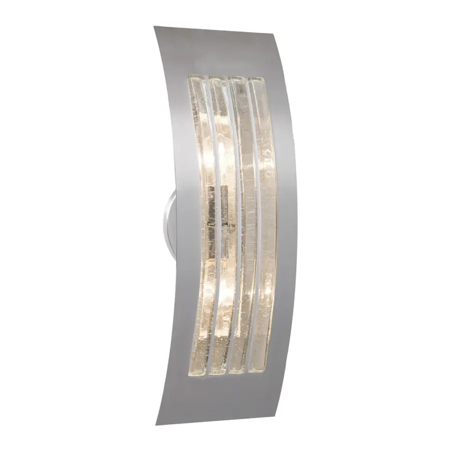 Sail Bubble Glass Wall Sconce with Faceplate
