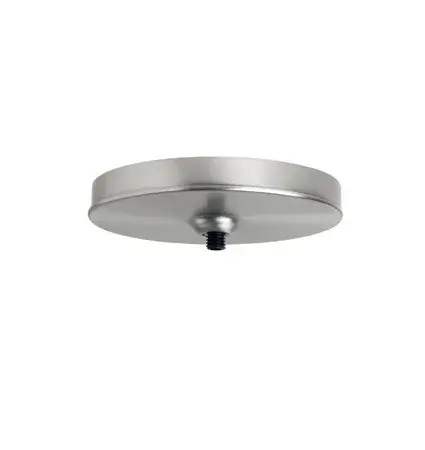 Flat Monopoint Quick-Connect Canopy in Satin Nickel