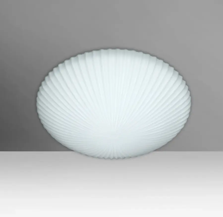 Katie Opal Matte Flush Mount