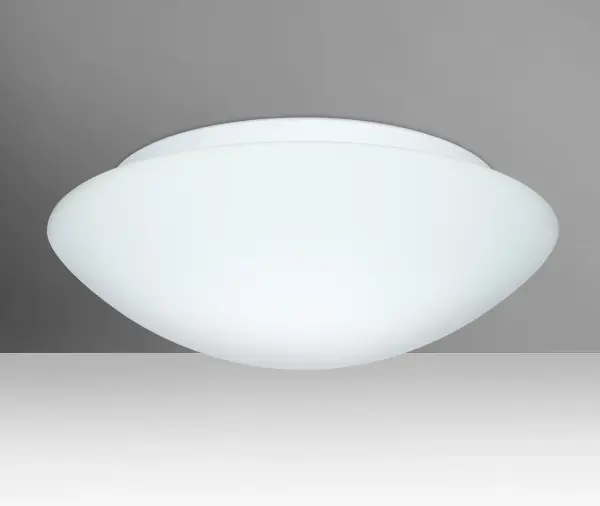 The Nova White flush mount combines clean contemporary design with artisanal craftsmanship. Featuring handcrafted white cased glass with an extensive satin etched finish, it delivers a soft, tranquil glow perfect for modern or classic spaces.