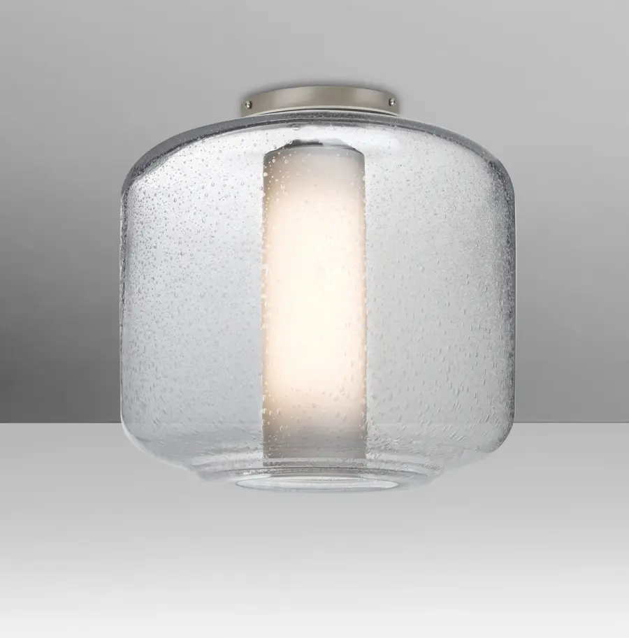 Niles Clear Bubble with Opal Pendant