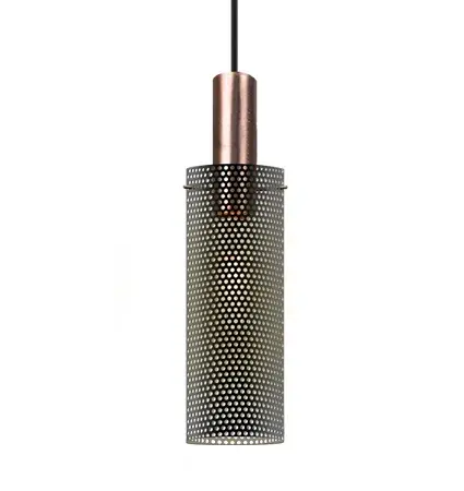 Perforated Cylinder Pendant Light - Image 1