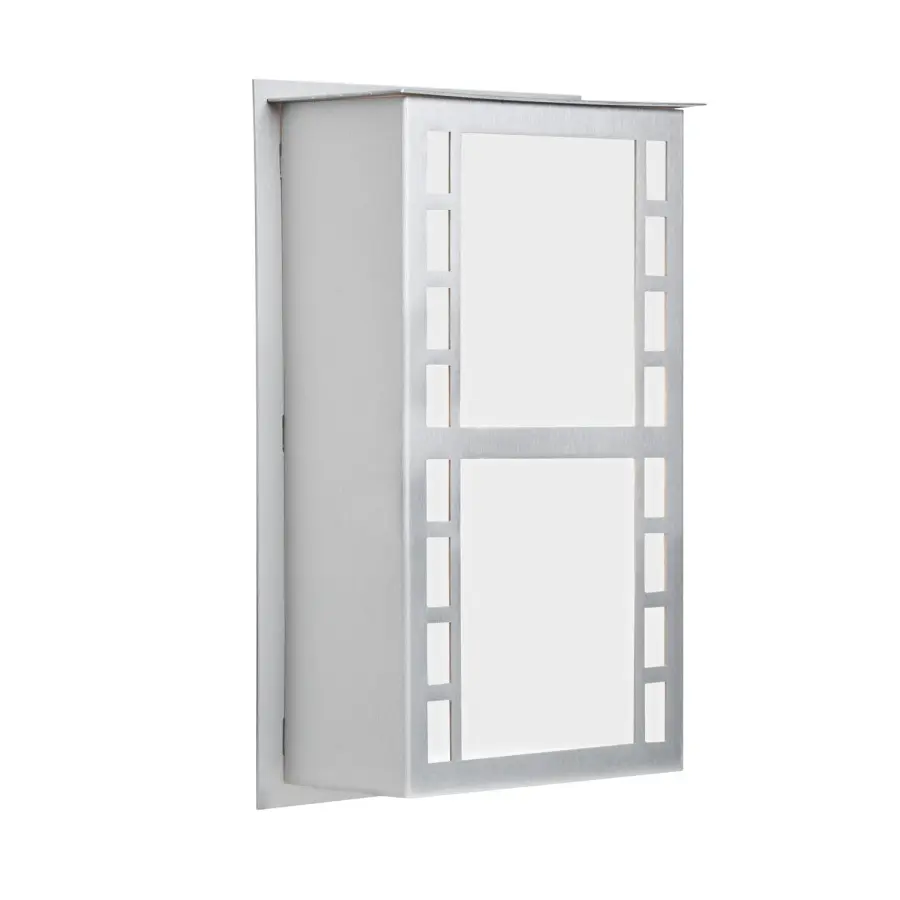 ADA-Compliant Indoor/Outdoor Wall Sconce with Handcrafted Glass - Image 1