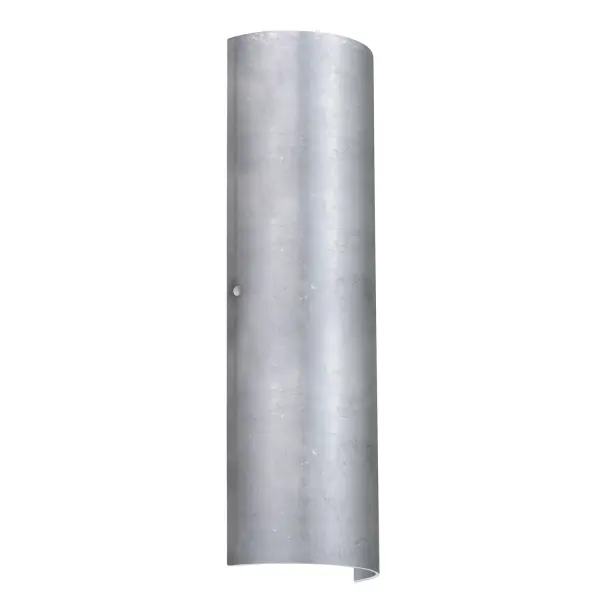The classic colonade-shaped Torre wall sconce has minimal hardware to show off the beautiful open-ended handcrafted glass. ADA-Compliant. Our Silver Foil glass is sparkling and metallic. Distressed metal foil is applied to the inner surface of a glossy clear blown glass. This décor is full of textured and depth, however the outer surface of the glass is smooth. When lit the glass comes to life, as the distressed foil allows glimpses of light to pass through. This blown glass is handcrafted by a skilled artisan, utilizing century-old techniques passed down from generation to generation. Each piece of this décor has its own artistic nature that can be individually appreciated.