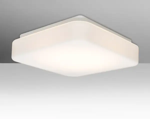Our Primo opal Flush mount is a low profile contemporary design, composed of an soft cornered square-shaped blown opal glass shade which can suit any classic or modern decor. Opal has a very tranquil glow that is pleasing in appearance, the smooth satin finish on the opal’s outer layer is a result of an extensive etching process.