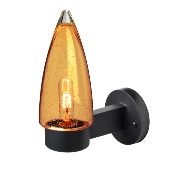 Sulu Amber Bubble Outdoor Wall Sconce