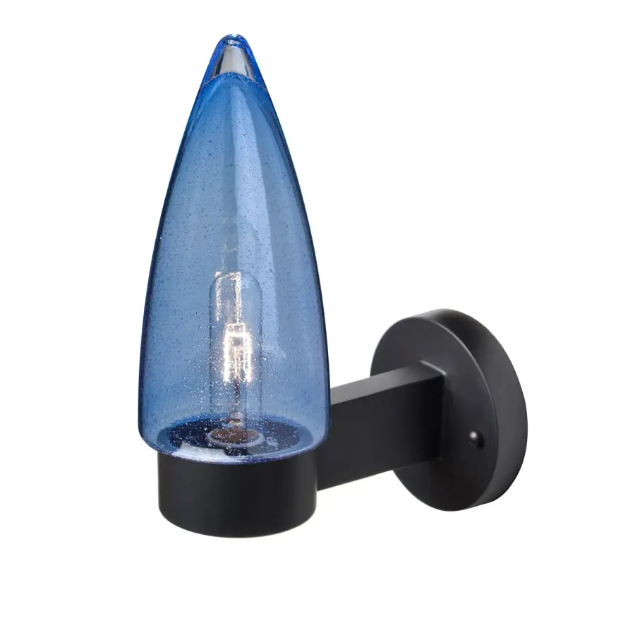 Sulu Blue Bubble Outdoor Wall Sconce