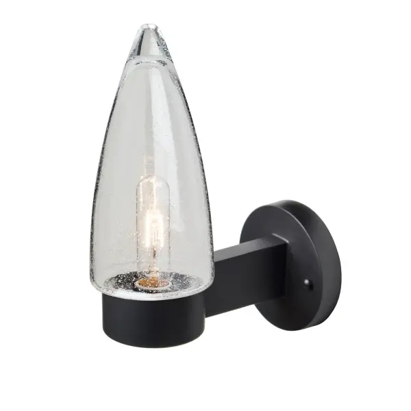 Sulu Clear Bubble Outdoor Wall Sconce