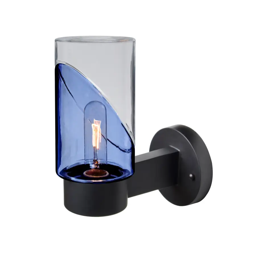 Blink Blue/Clear Outdoor Wall Sconce - Image 1