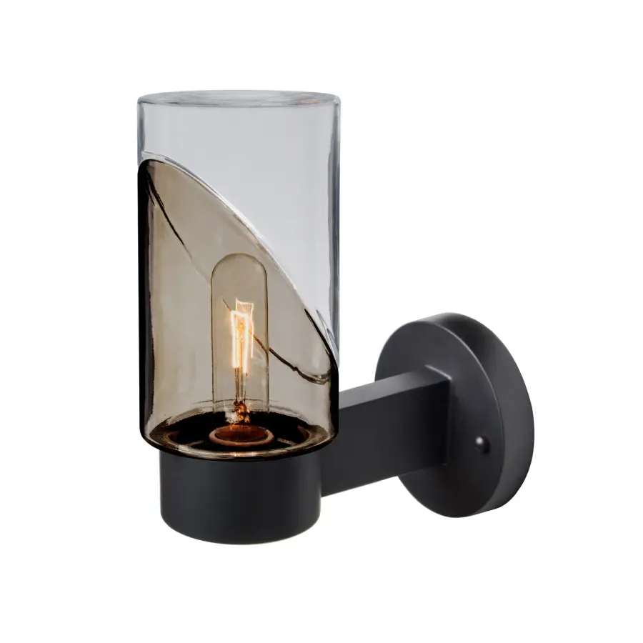Blink Smoke & Clear Outdoor Wall Sconce