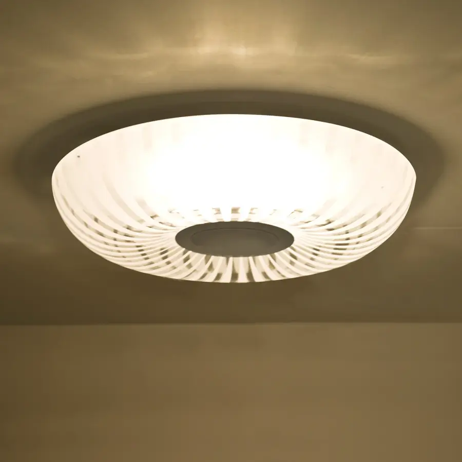 Spira 10 Clear Glass Flush Mount - Image 1