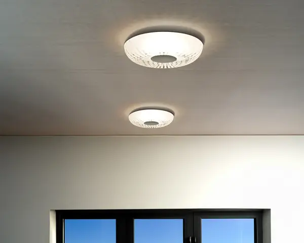 Spira 10 Clear Glass Flush Mount - Image 2
