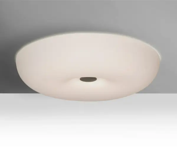 The Nimbus 16 features a distinctive toroid-shaped blown opal glass shade with an extensively etched satin finish. Its modern design and soft, tranquil glow make it ideal for contemporary spaces requiring ambient lighting.