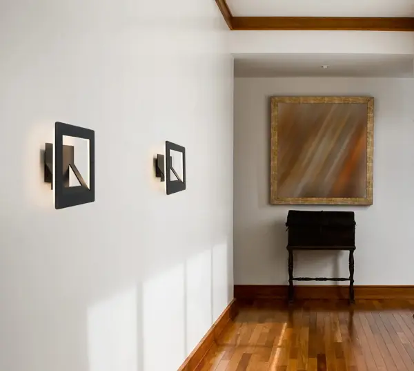Matrix 2 Wall Sconce in Black - Image 2
