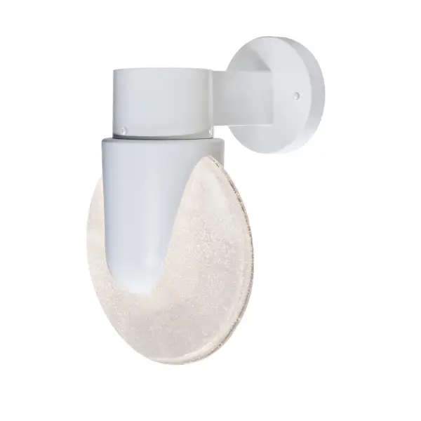 Prada Outdoor Wall Sconce - White/Bubble