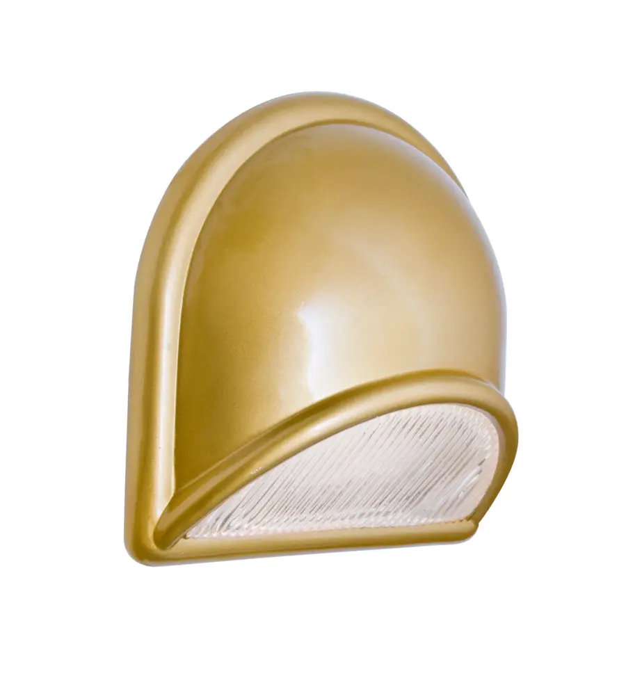 Gabby Outdoor Wall Sconce - Gold/Clear