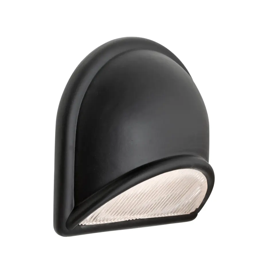 Gabby Outdoor Wall Sconce - Black/Clear