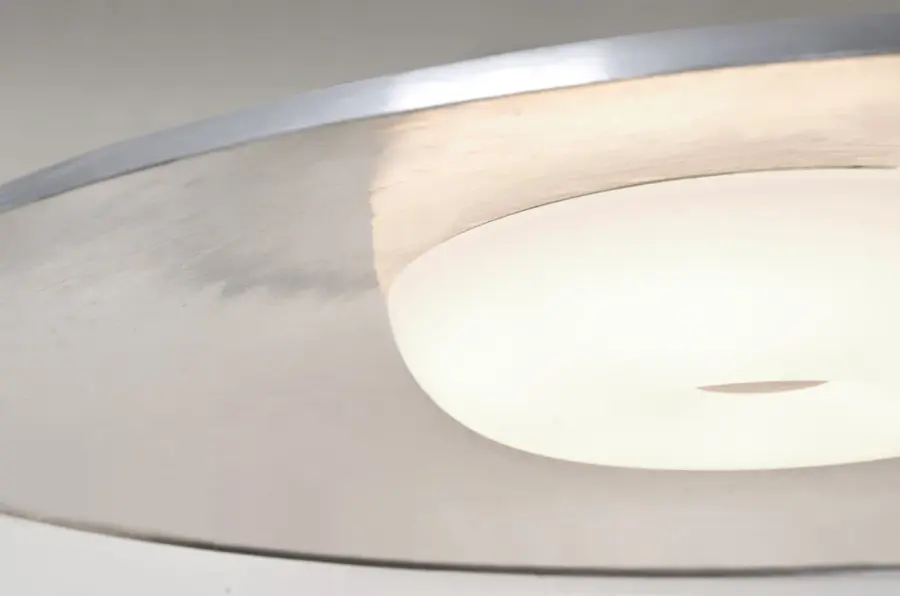 Swan Silver/Opal Pendant Light - Image 2