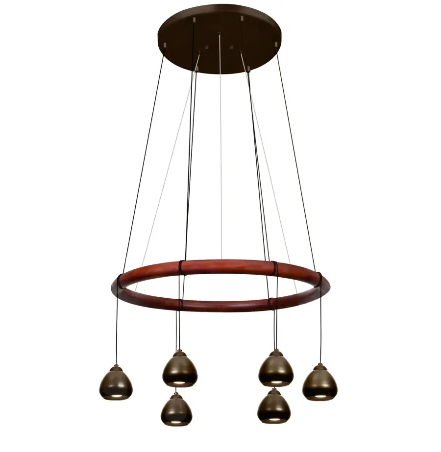 Cirque 12V Bronze Mini Pendant Chandelier