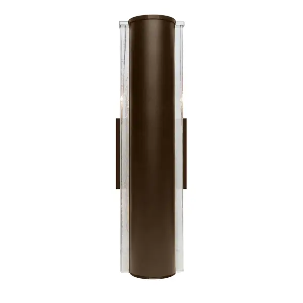 Espada 16 Outdoor Sconce - Bronze with Clear Bubble Glass
