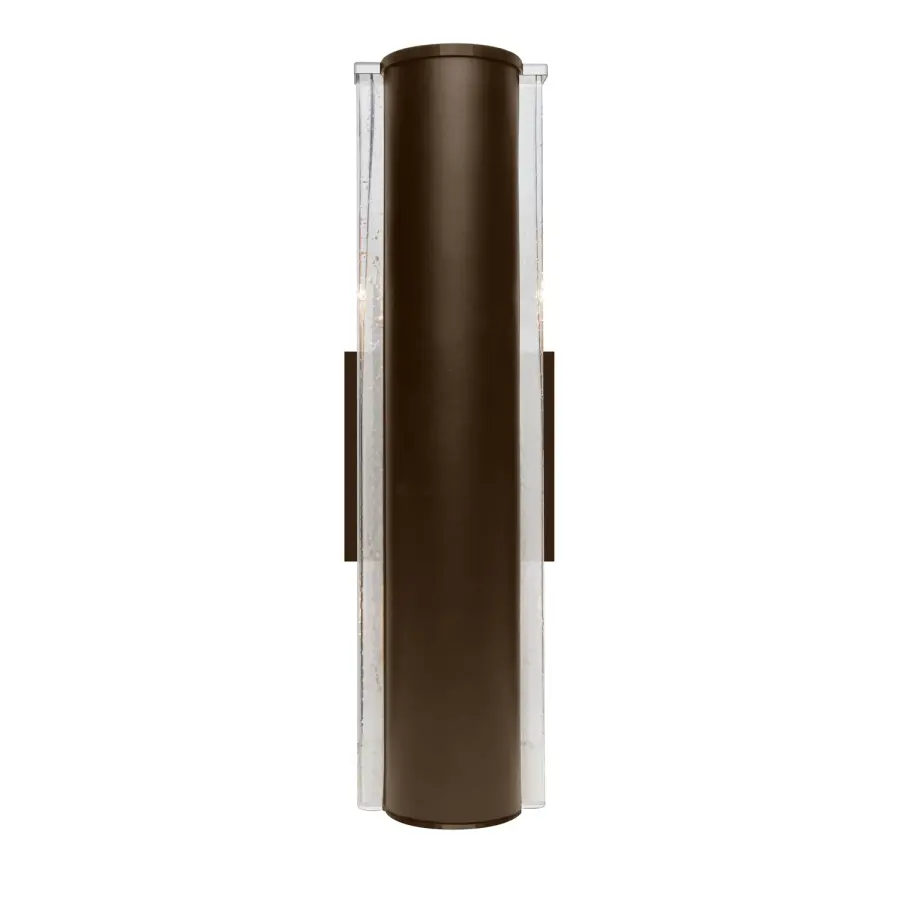Espada 16 Outdoor Sconce - Bronze with Clear Bubble Glass