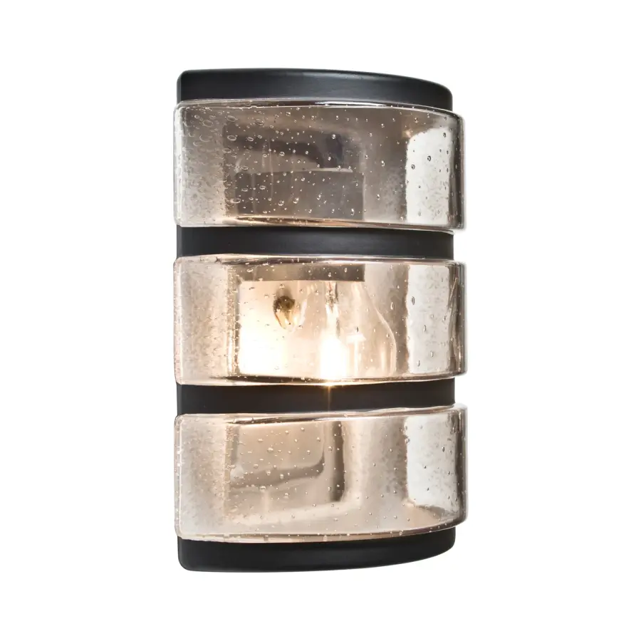 Aqua Outdoor Wall Sconce - Ribbed Horizontal