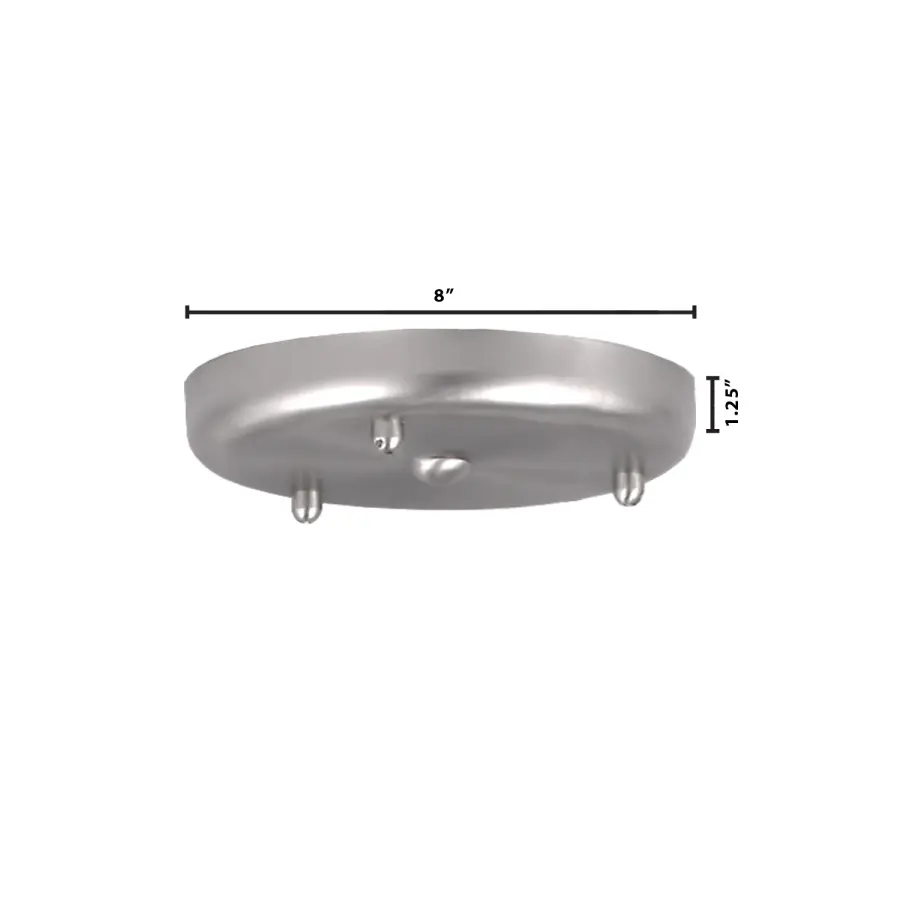 3-Light Round Canopy