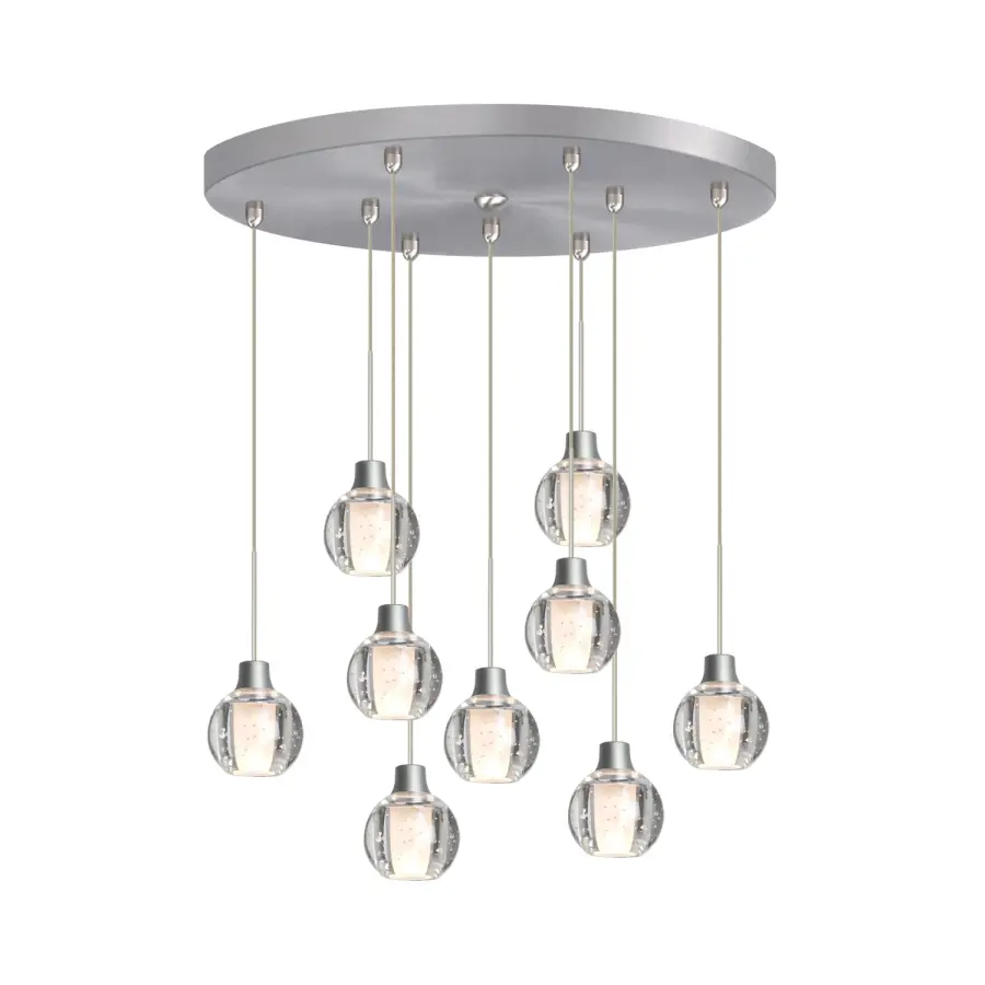 9-Light Round Multi-Port Pendant Canopy