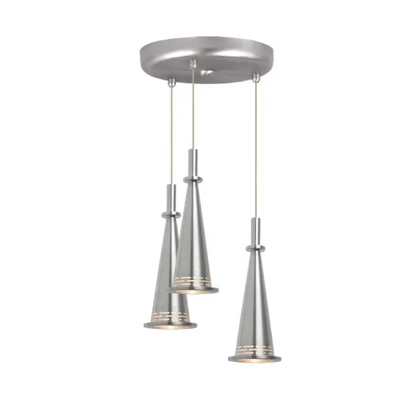 3-Light Round Canopy for 12V Pendants