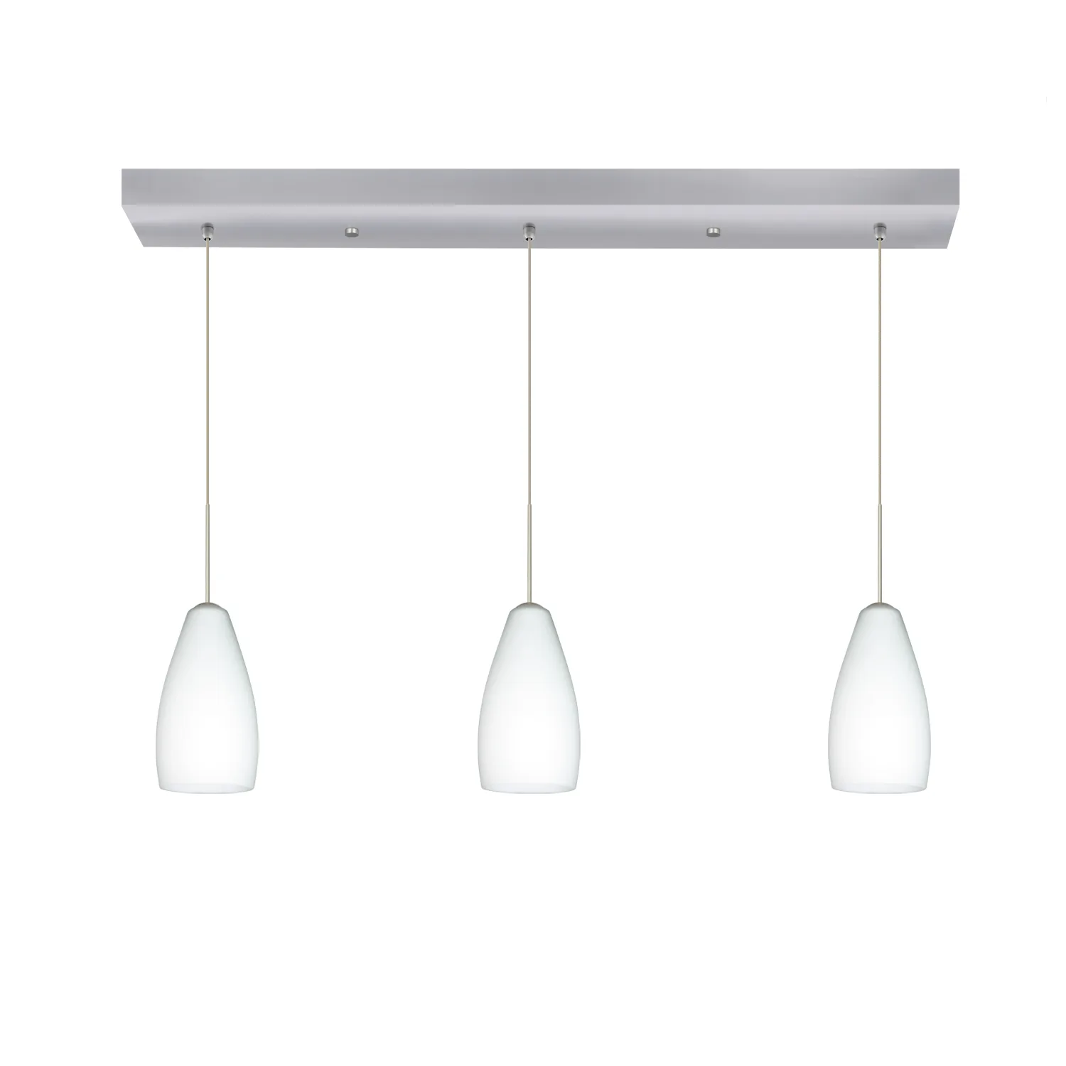 3-Light Bar Pendant Canopy with Karli 12V Pendants