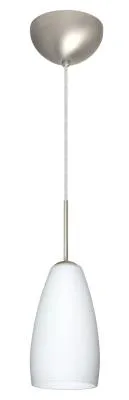 Chrissy One-Light Pendant in Satin Nickel