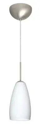 Chrissy One-Light Pendant in Satin Nickel