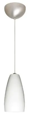 Chrissy One-Light Pendant in Satin Nickel
